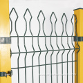 PVC coated inside galvanized metal iron fence 50x200mm